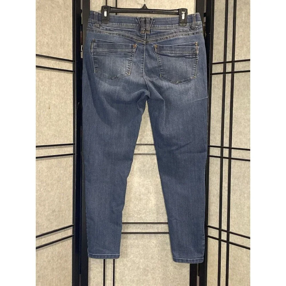 Democracy Jeans Womens Size 8 Ab Solution Women's Stretch No Holes Mid Rise